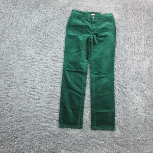 Talbots Pants Womens 2P Velveteen Straight High Waist Slimming Petite 29x28* NWT